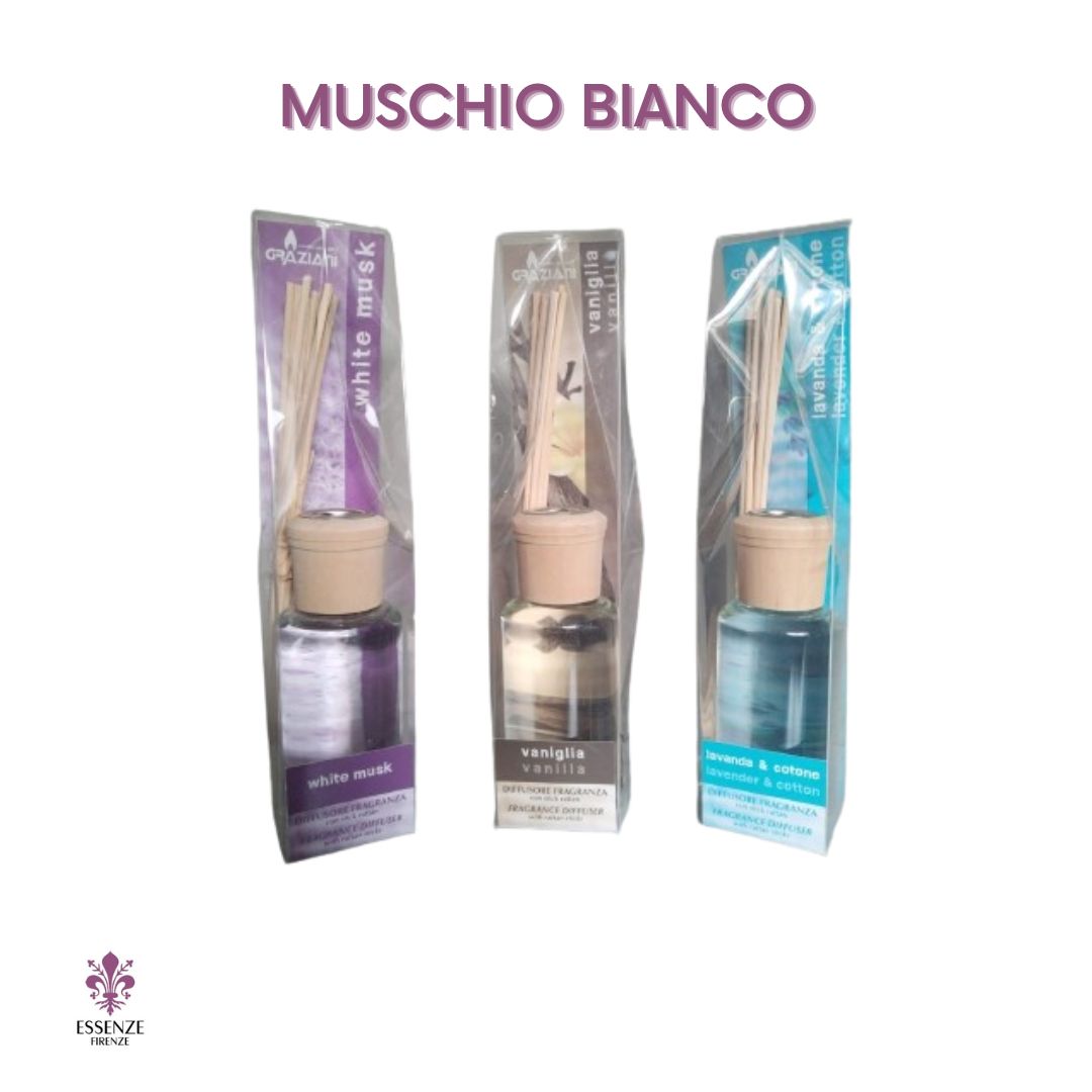 Diffusore ambiente 120ml Muschio Bianco